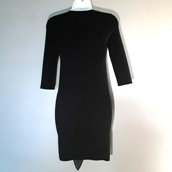 All Saints Kafa Black Wool Sweater Dress, S - Picture 4 of 6